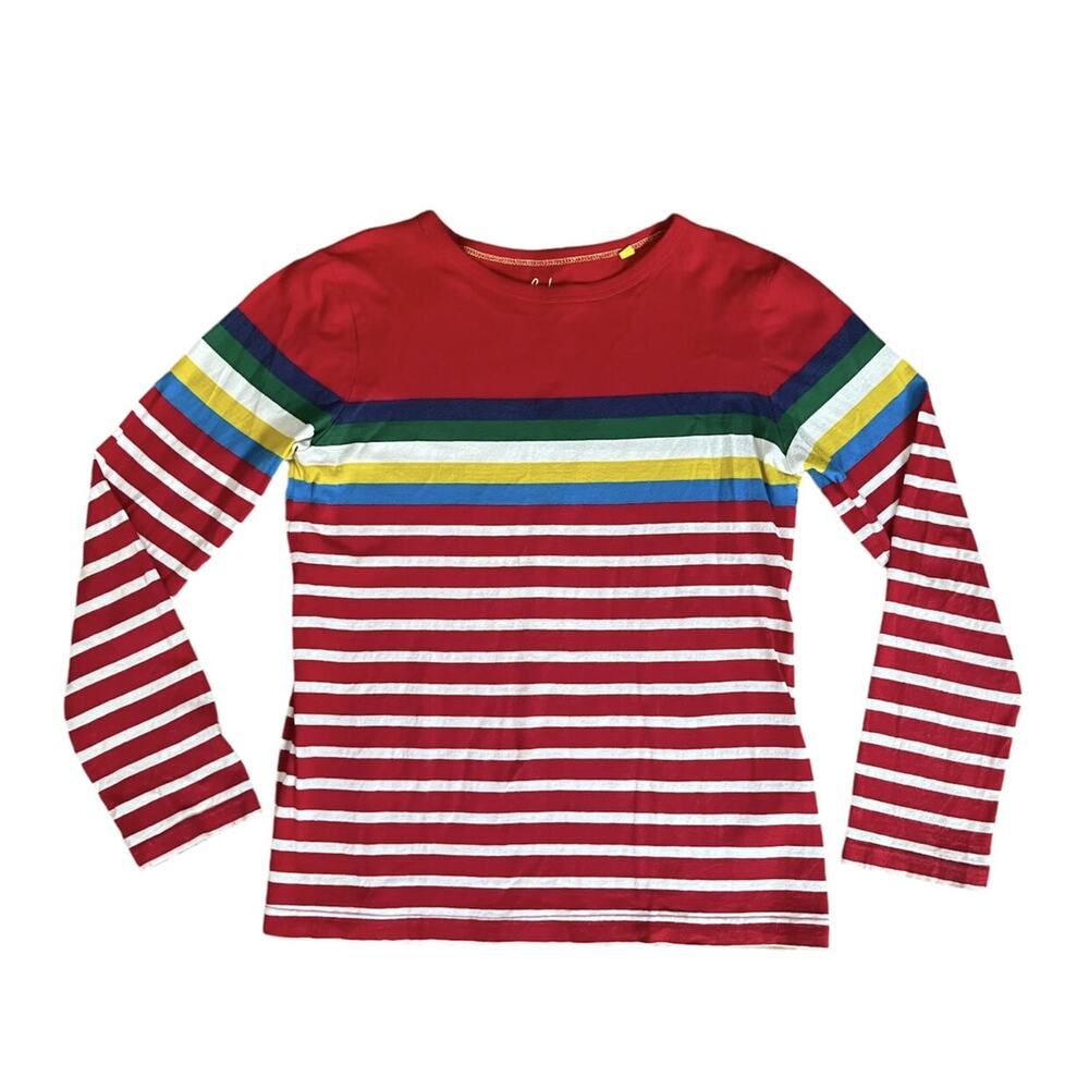 Boden (9|10y) Stripe Breton Tee